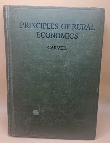 Principles rural economics - principles,